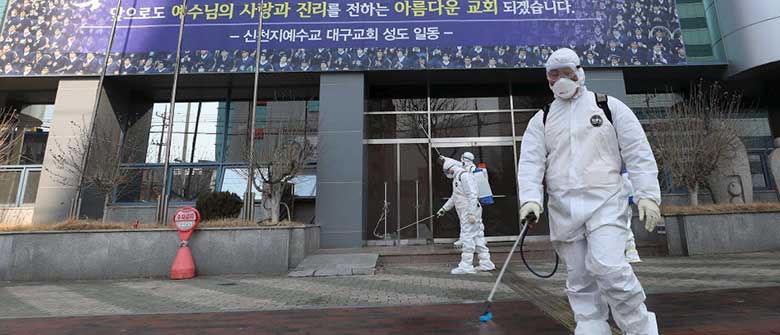 한국의 펜서, 코로나 바이러스 양성 반응